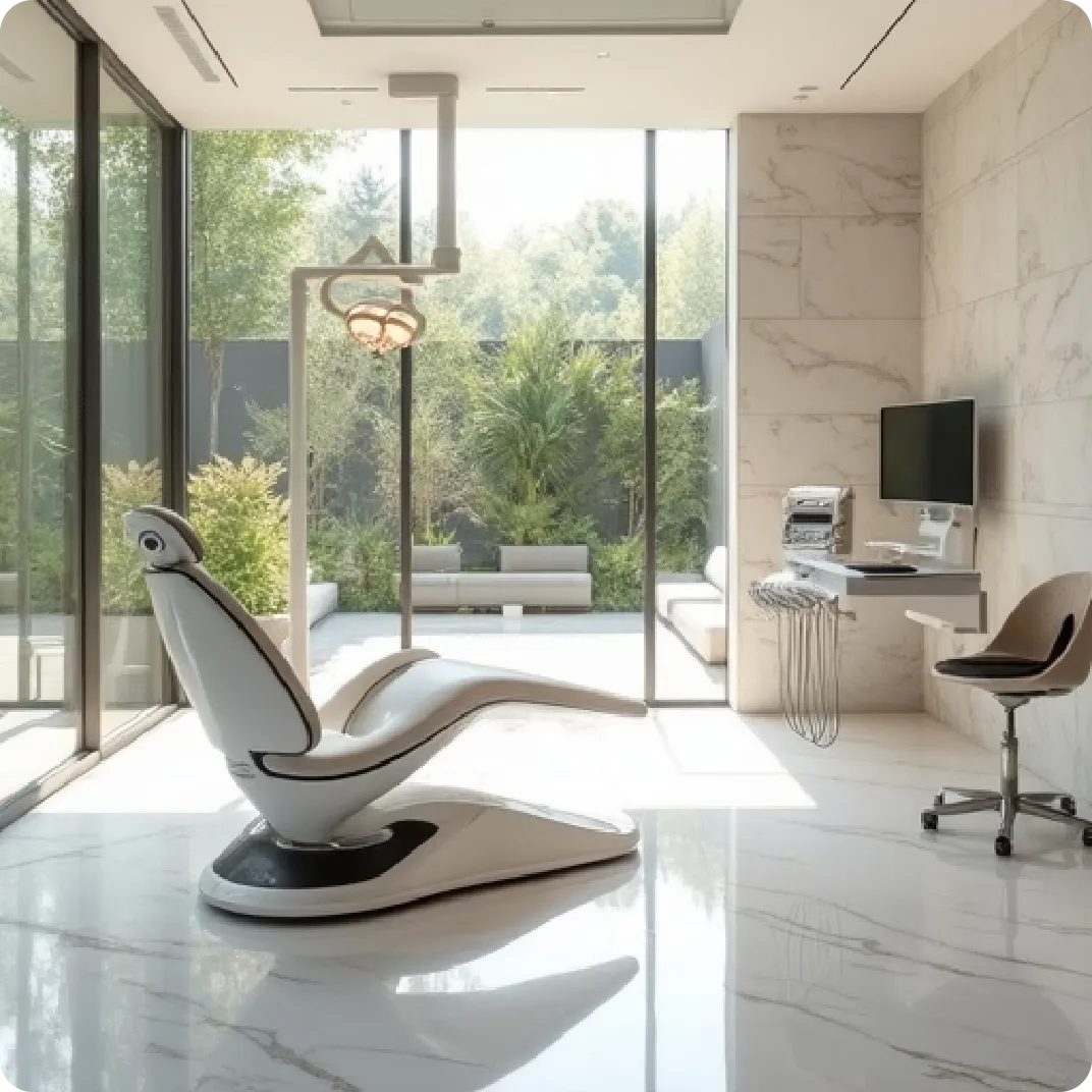 Luxury dental treatment room.