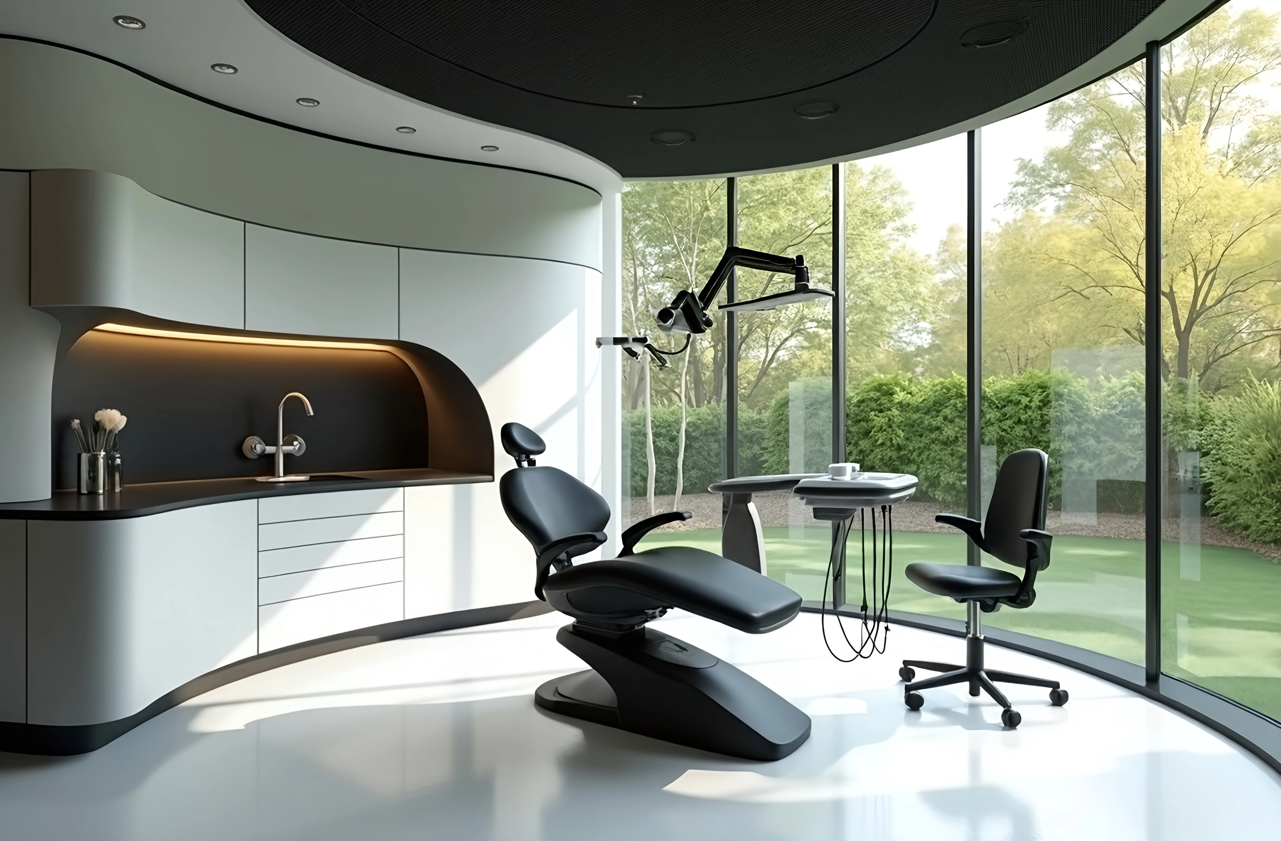Futurisitic dental treatment room.